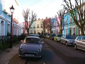 The Hidden UK Street Where Every Single House is Painted a Different Colour
